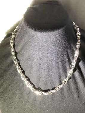 Chunky Silver Chain Necklace